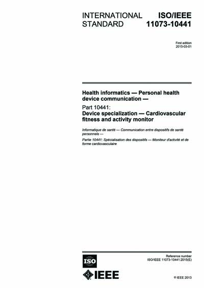 Standards PDF Cover Page