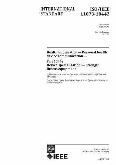 Standards PDF Cover Page