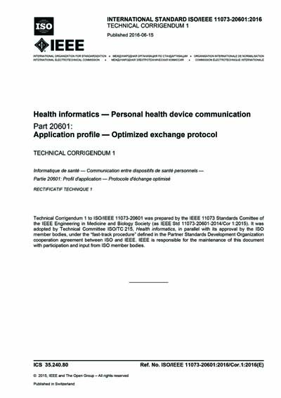 Standards PDF Cover Page
