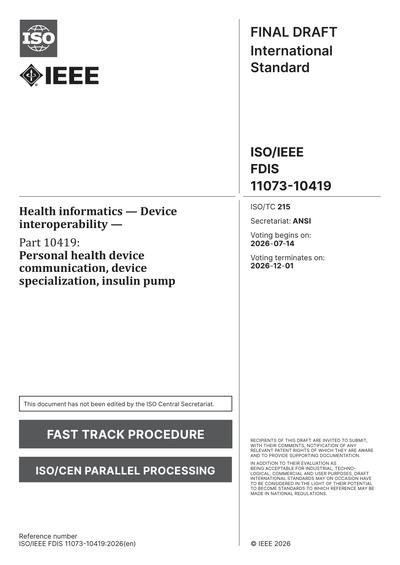 Standards PDF Cover Page