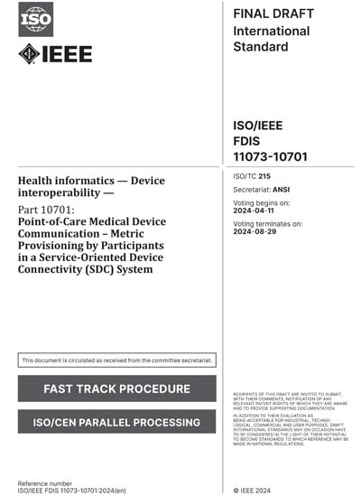Standards PDF Cover Page