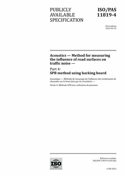 Standards PDF Cover Page