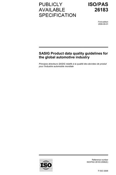 Standards PDF Cover Page
