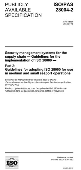 Standards PDF Cover Page