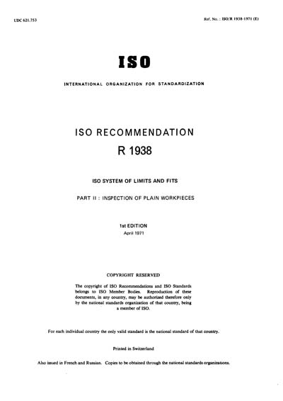 Standards PDF Cover Page