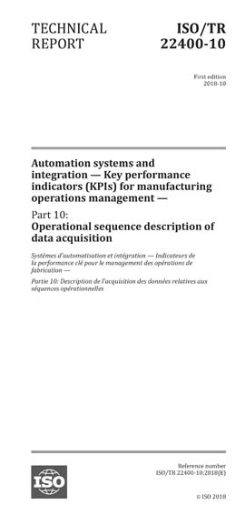 Standards PDF Cover Page