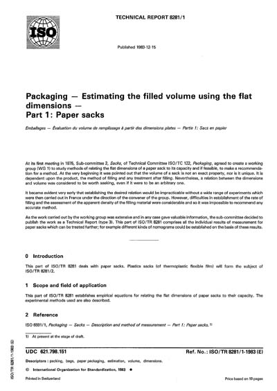 Standards PDF Cover Page
