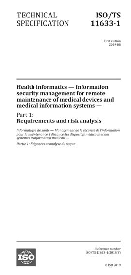 Standards PDF Cover Page
