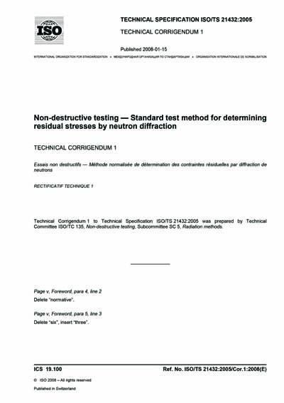 Standards PDF Cover Page