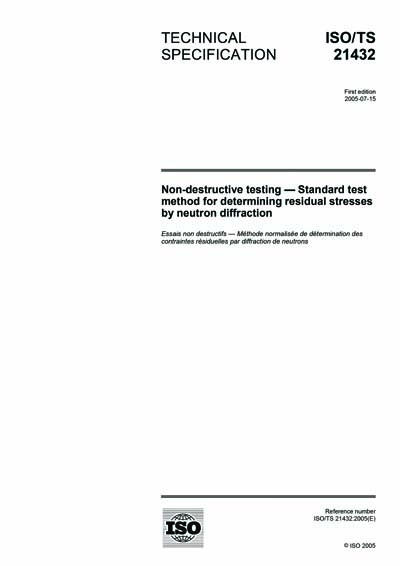 Standards PDF Cover Page