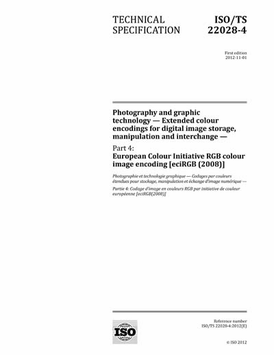 Standards PDF Cover Page
