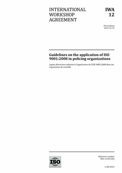 Standards PDF Cover Page