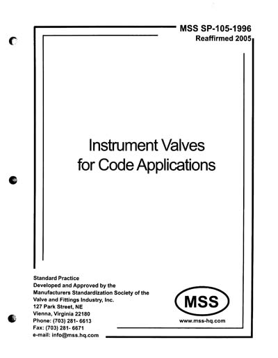 Standards PDF Cover Page