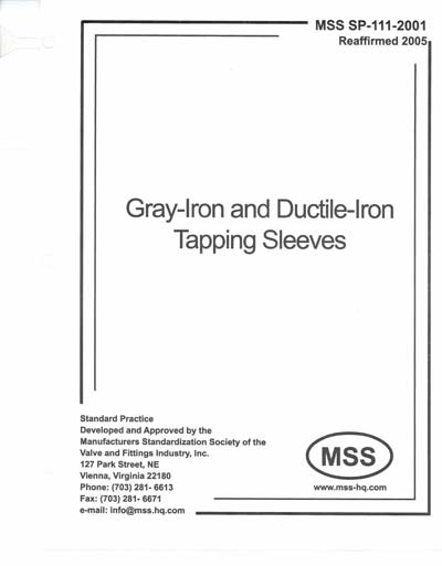 Standards PDF Cover Page