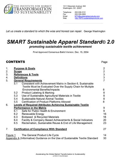 Standards PDF Cover Page