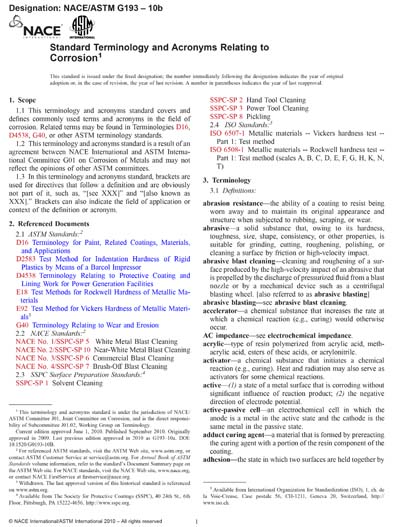 Standards PDF Cover Page