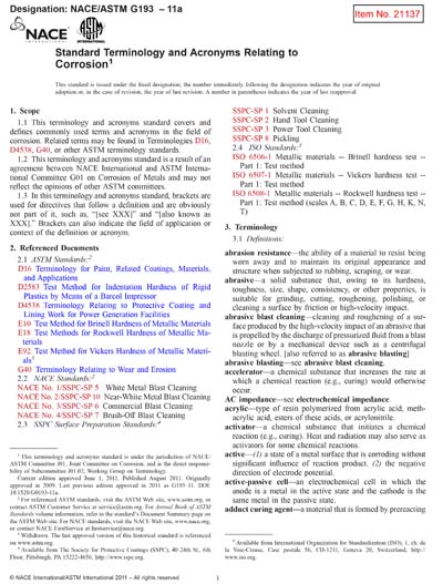 Standards PDF Cover Page