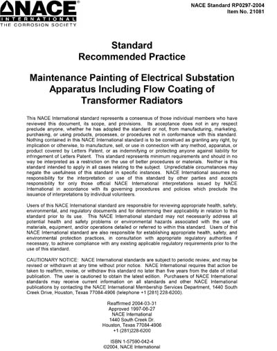 Standards PDF Cover Page