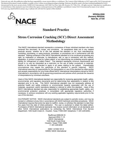 Standards PDF Cover Page