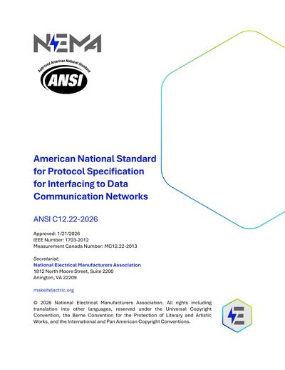 Standards PDF Cover Page