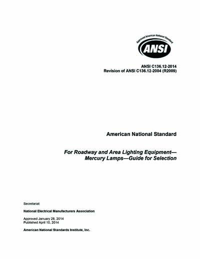 Standards PDF Cover Page