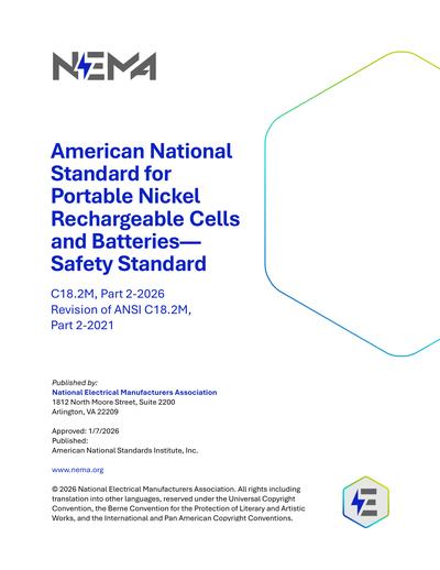 Standards PDF Cover Page