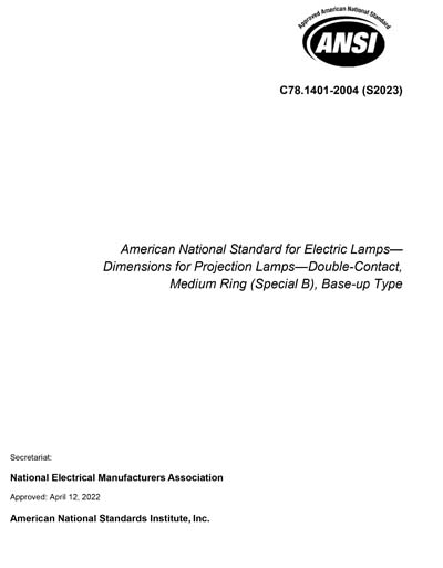 Standards PDF Cover Page