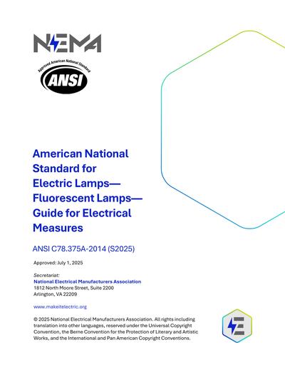 Standards PDF Cover Page