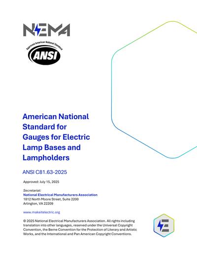 Standards PDF Cover Page