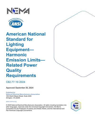 Standards PDF Cover Page