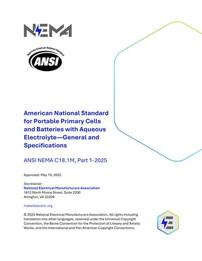 Standards PDF Cover Page