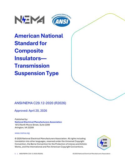Standards PDF Cover Page