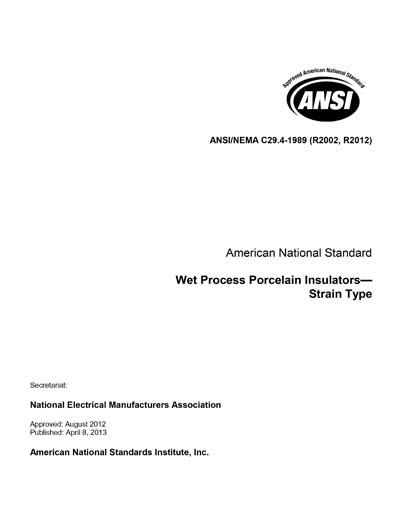 Standards PDF Cover Page
