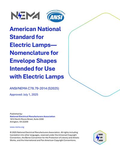 Standards PDF Cover Page