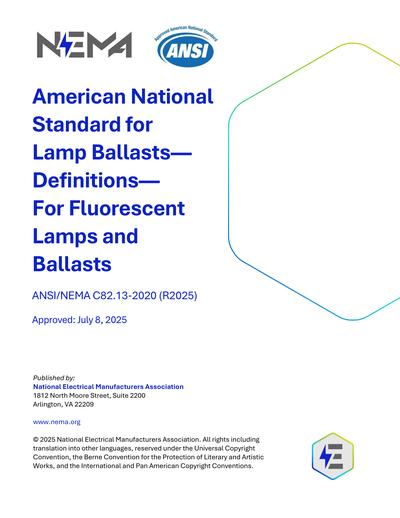 Standards PDF Cover Page