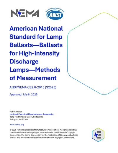 Standards PDF Cover Page