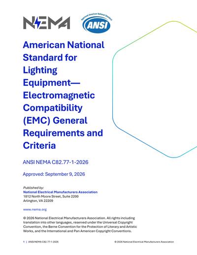 Standards PDF Cover Page