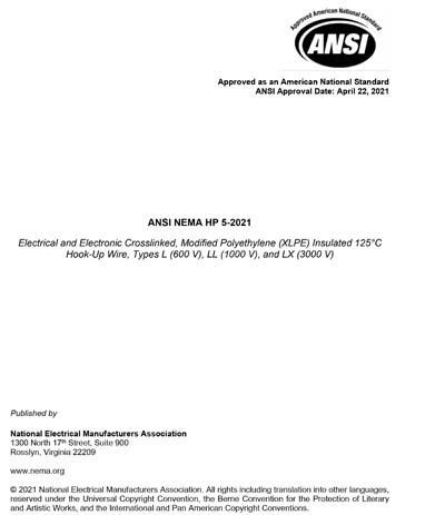 Standards PDF Cover Page