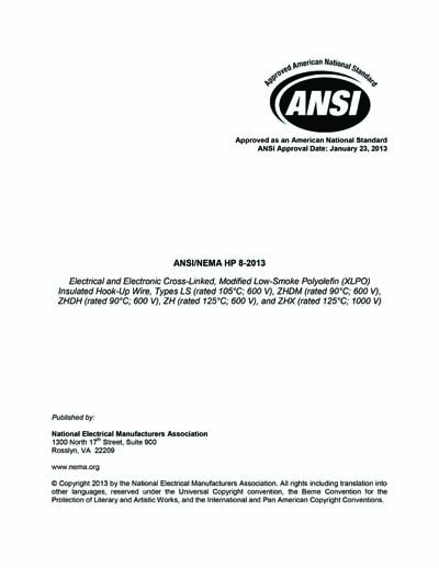 Standards PDF Cover Page