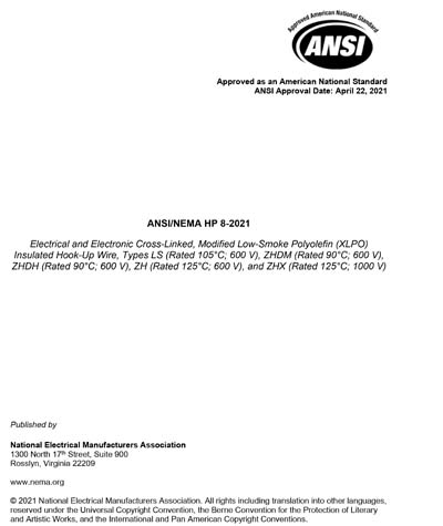 Standards PDF Cover Page