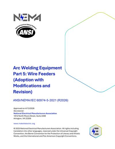 Standards PDF Cover Page