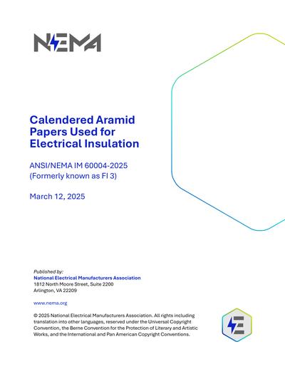 Standards PDF Cover Page