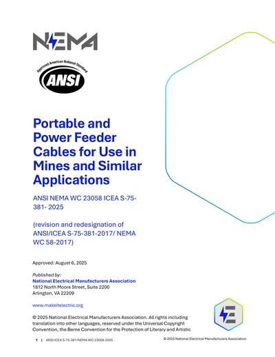 Standards PDF Cover Page