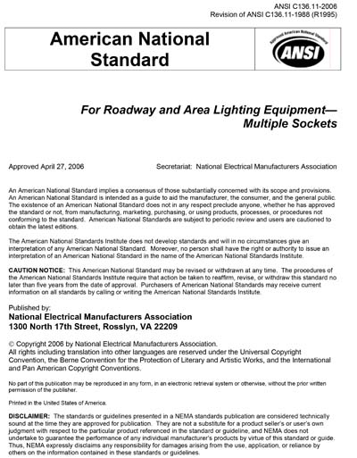 Standards PDF Cover Page
