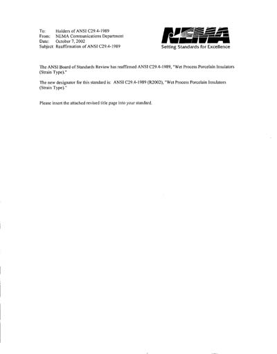 Standards PDF Cover Page