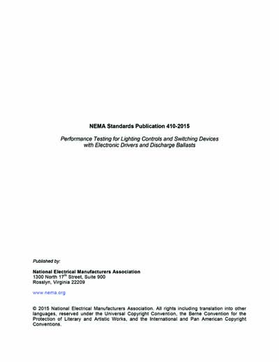 Standards PDF Cover Page