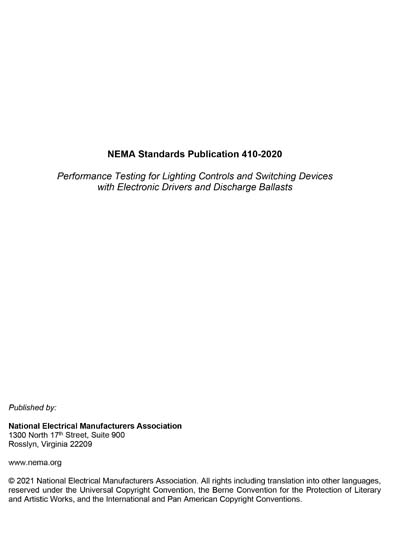 Standards PDF Cover Page