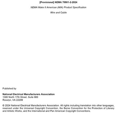 Standards PDF Cover Page