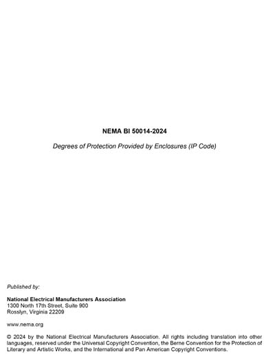 Standards PDF Cover Page