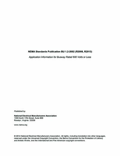 Standards PDF Cover Page